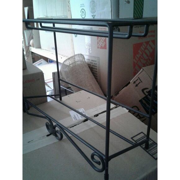 8 Rubber Feet for Longaberger Wrought Iron baker Paper Sm Corner Stand racks NEW - Picture 4 of 5